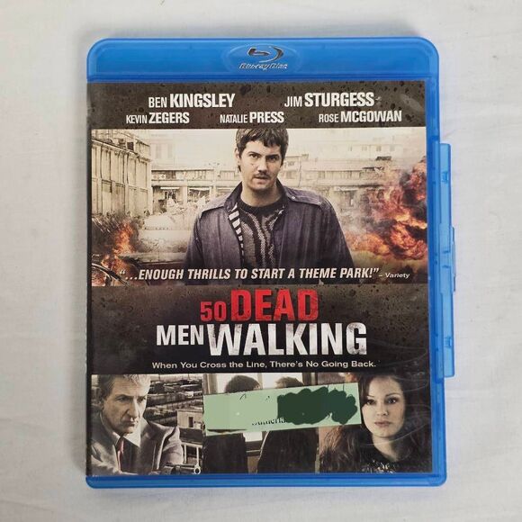 50 Dead Men Walking Blu-Ray Ben Kingsley Jim Sturgess Thriller - Picture 1 of 4